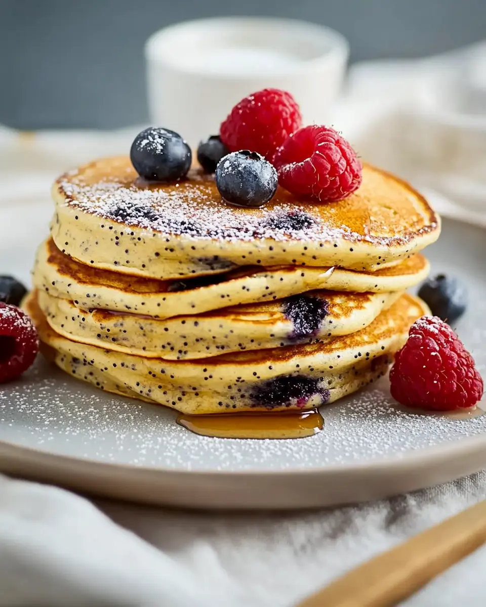 Frühstücksglück fürs Wochenende: Saftige Mohnpfannkuchen Bliss