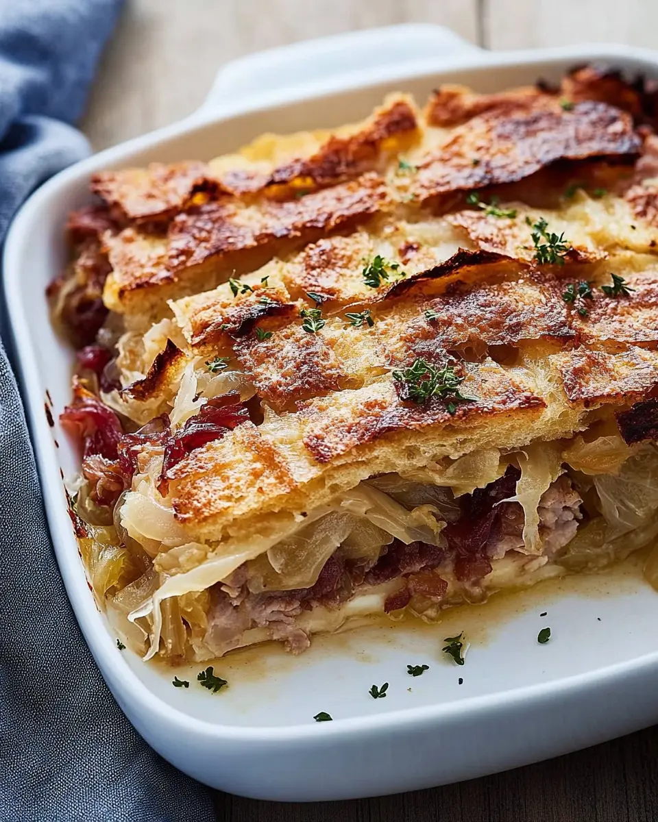 Brotauflauf mit Sauerkraut: The Best Comforting Bake Ever