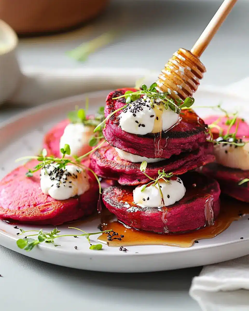 Rote-Bete-Pfannkuchen: Irresistibly Vibrant and Easy Delight