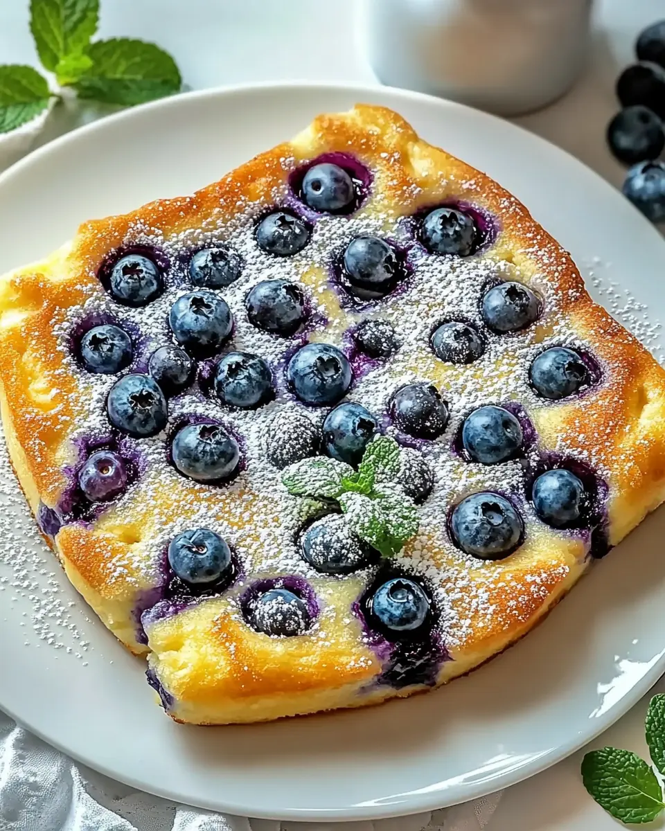 Blaubeer Buttermilch Pfannkuchen Auflauf: Irresistibly Fluffy Brunch Delight