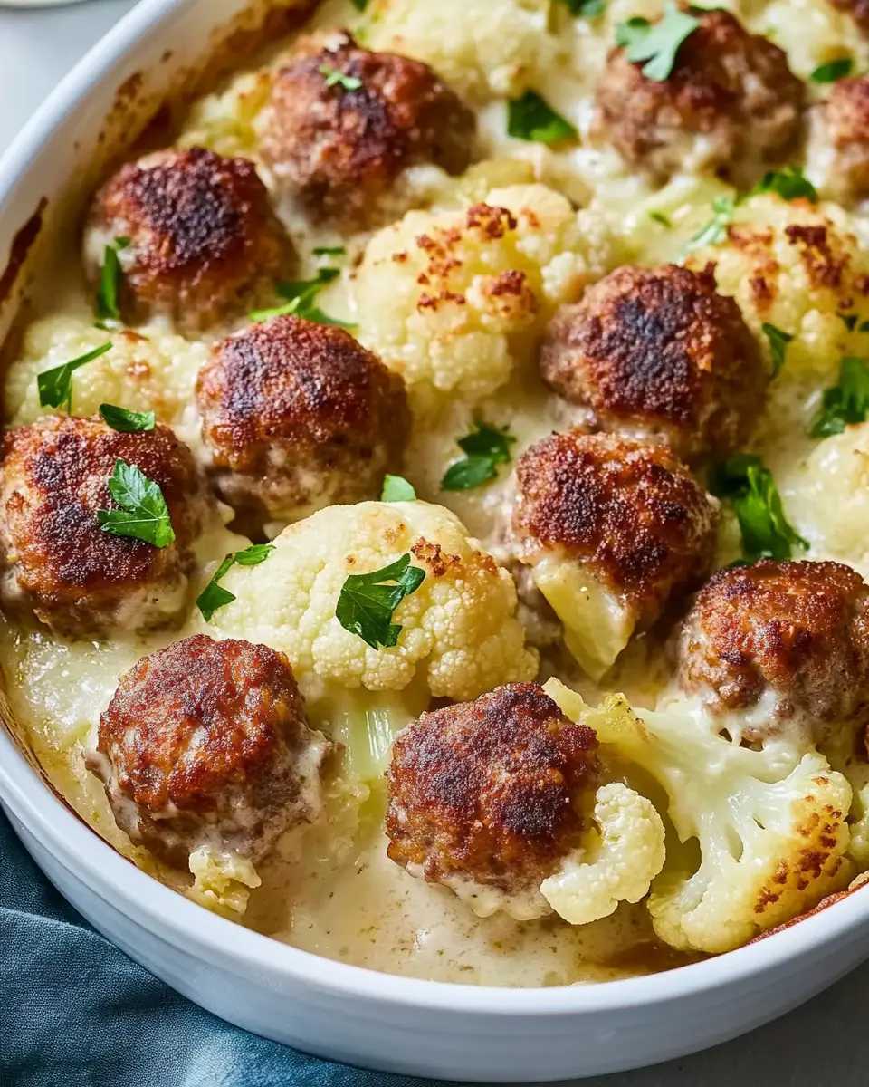 Blumenkohl-Hackbällchen-Auflauf: Irresistibly Comforting Delight