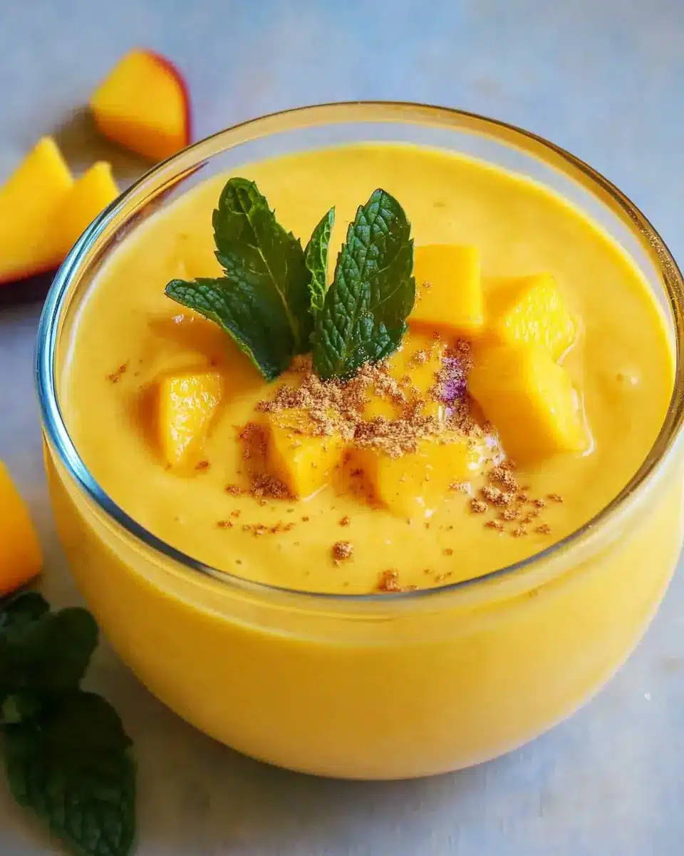 Original indischer Mango-Lassi: The Creamiest Refreshment Ever