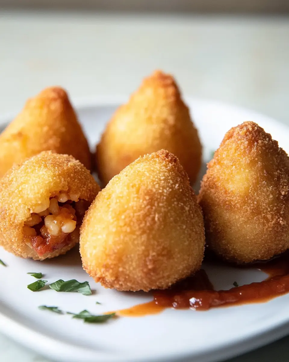 Sizilianische Arancini: Indulge in Crispy, Creamy Bliss