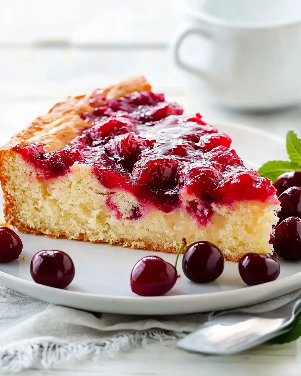 Viertelstündchen-Blitz-Butterkuchen: Irresistibly Cherry Delight