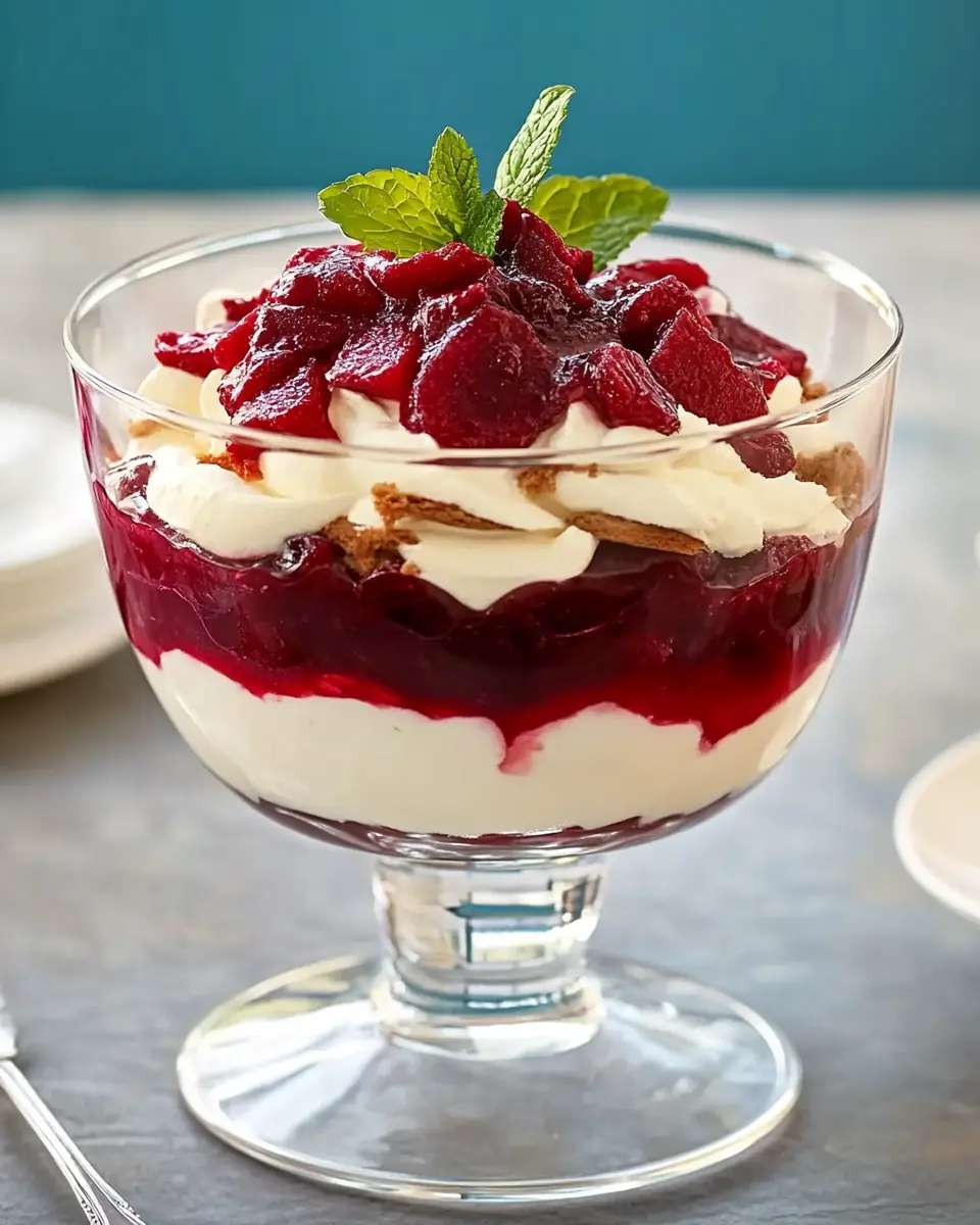 Rote Grütze-Mascarpone-Schichtspeise: Irresistibly Creamy Delight
