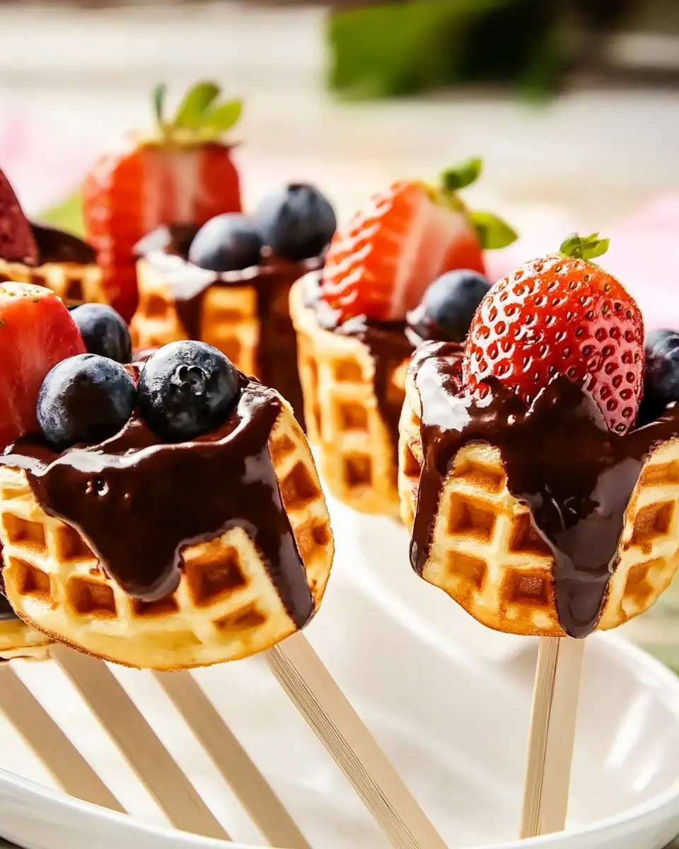 Milkana-Waffeln am Stiel: Irresistibly Creamy & Fun Treats