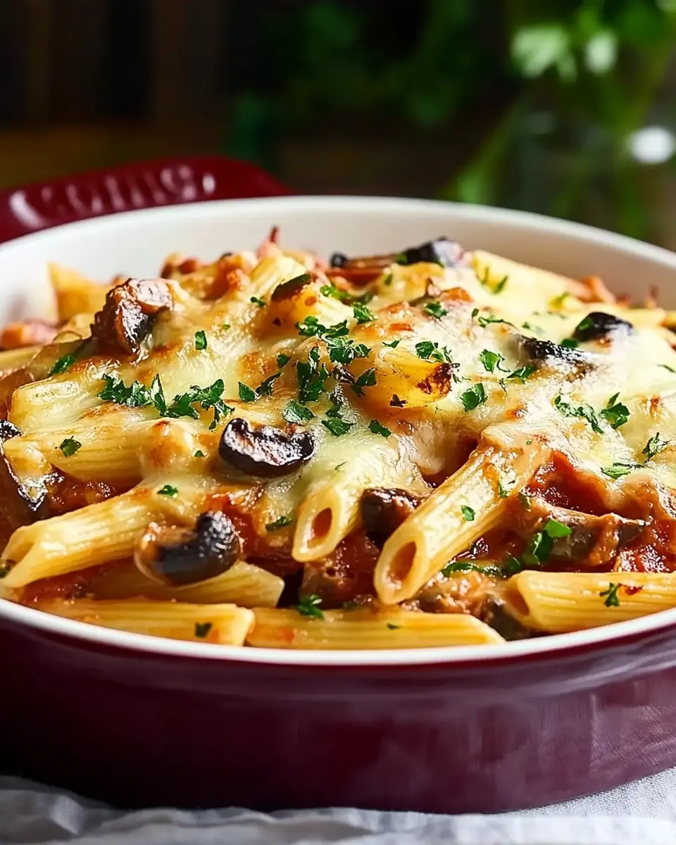 Penne al forno mit Pilzen: Indulgent Comfort in Every Bite