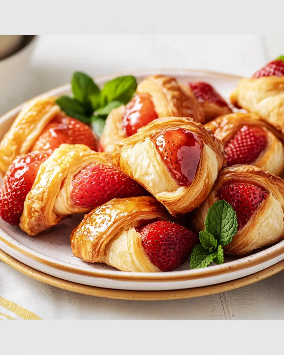 Franzbrötchen Erdbeere: Irresistibly Sweet Strawberry Bliss