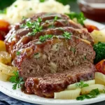 Klassischer Hackbraten aus dem Ofen First Image First Image