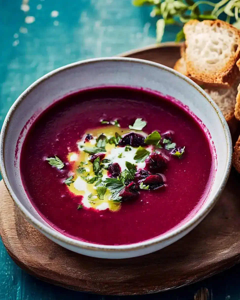 Rote Bete Aroniabeeren Suppe: Indulge in Comforting Goodness