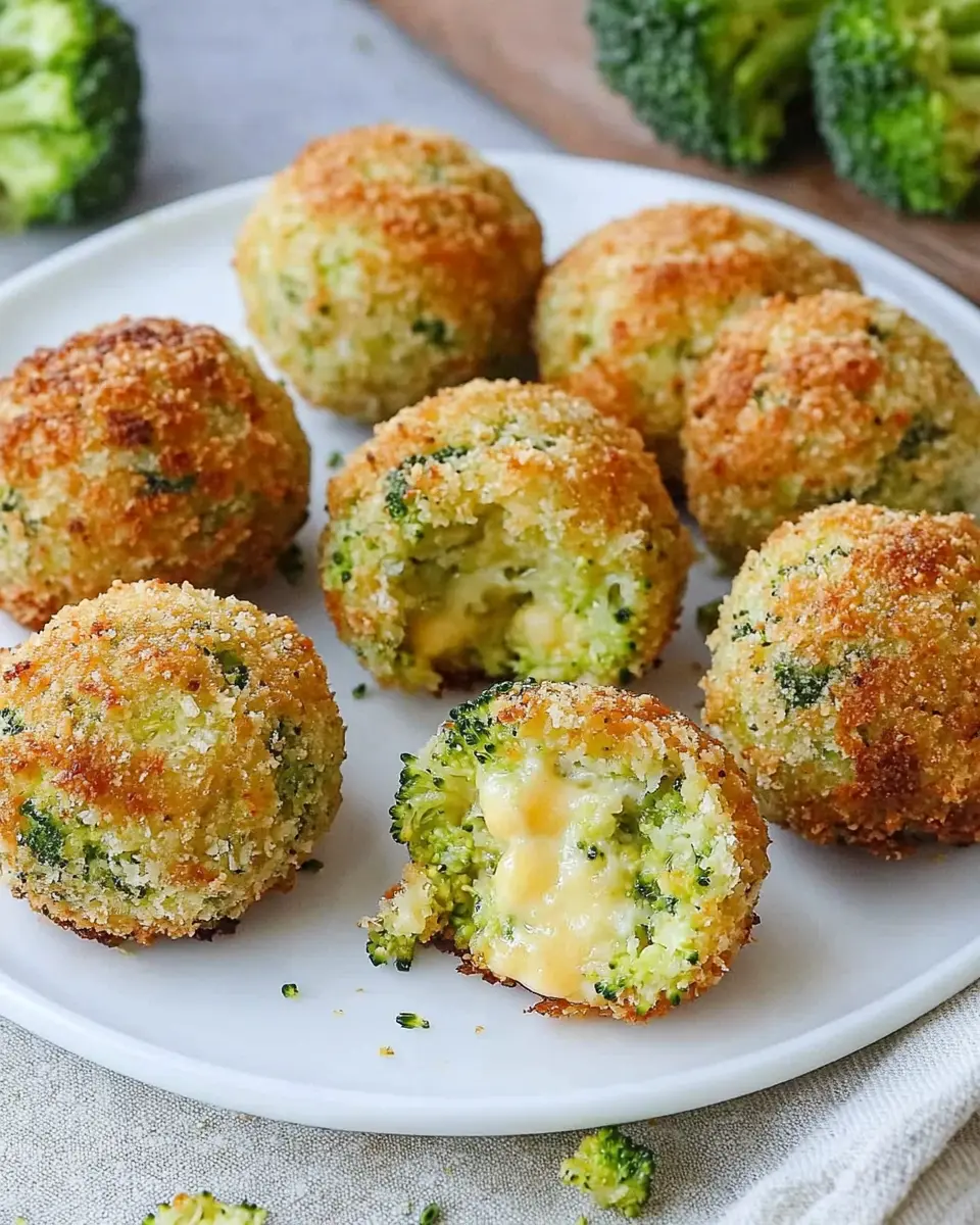 Brokkoli-Käse-Bällchen aus dem Ofen: Indulgent Comfort Food