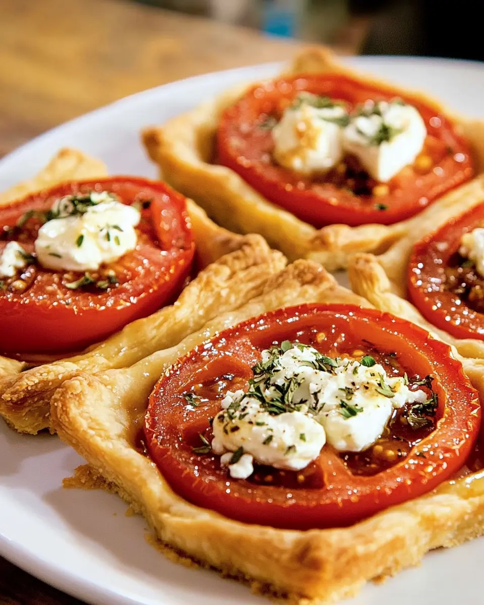 Tomaten Ziegenkäse Tarte: Irresistibly Creamy & Savory Delight