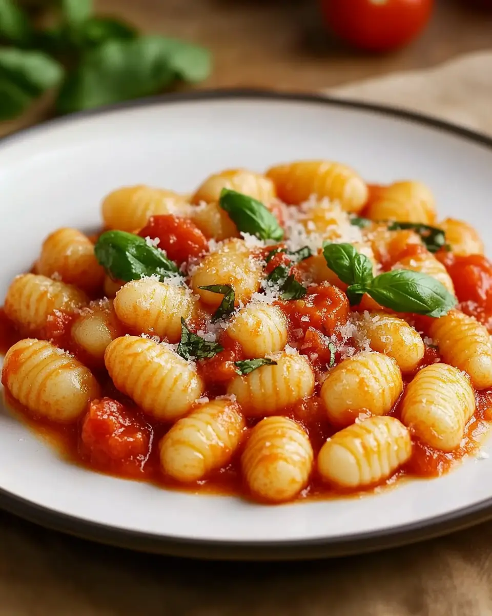 Gnocchi mit frischer Tomatensauce: A Cozy, Homemade Delight
