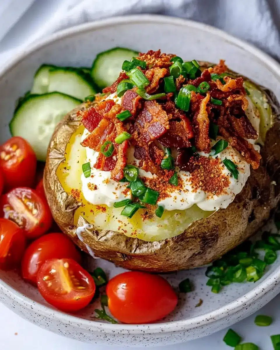 Vegane Kumpir mit Bacon: Irresistibly Savory Comfort Food