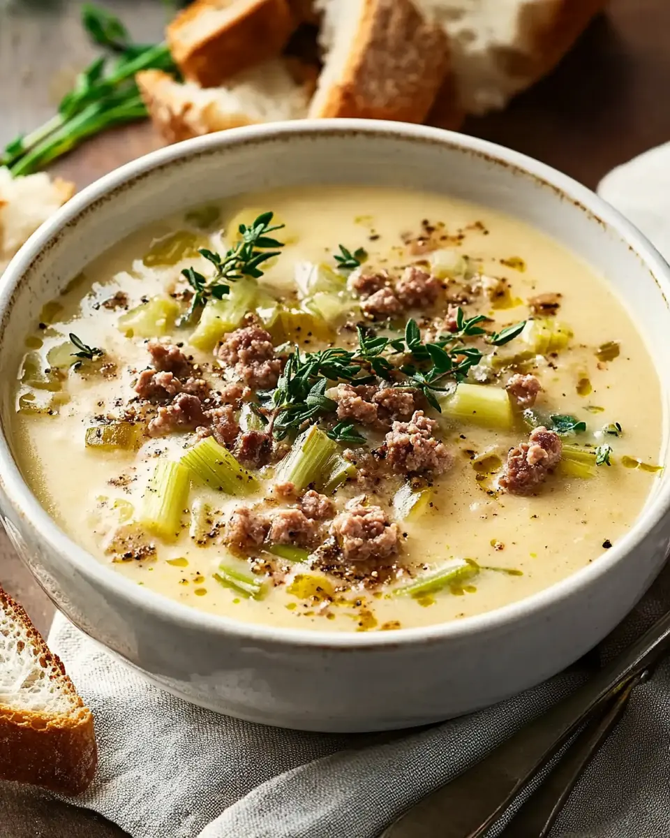Käse-Lauch-Suppe mit Hackfleisch: The Best Cozy Comfort Food 5