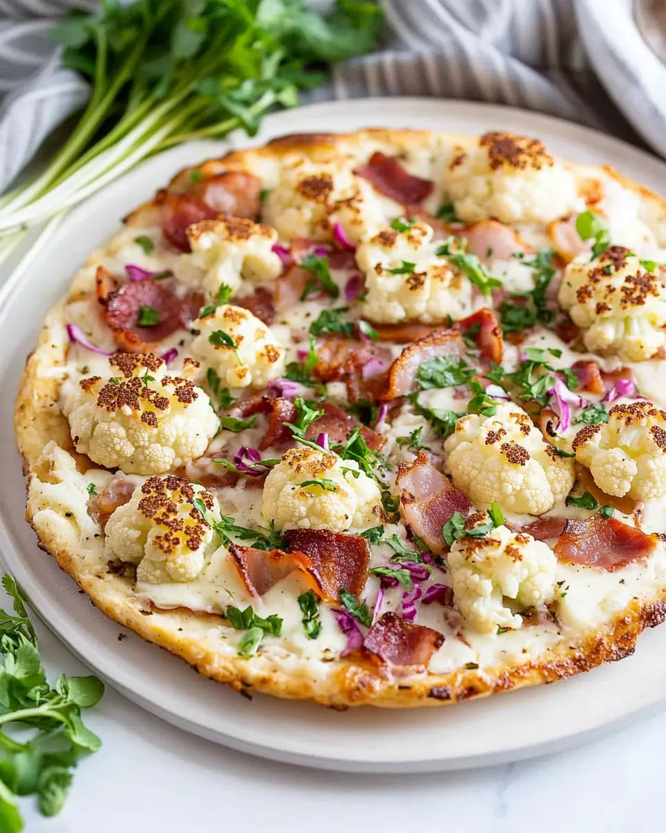 Blumenkohl Flammkuchen: Irresistibly Low Carb Delight!