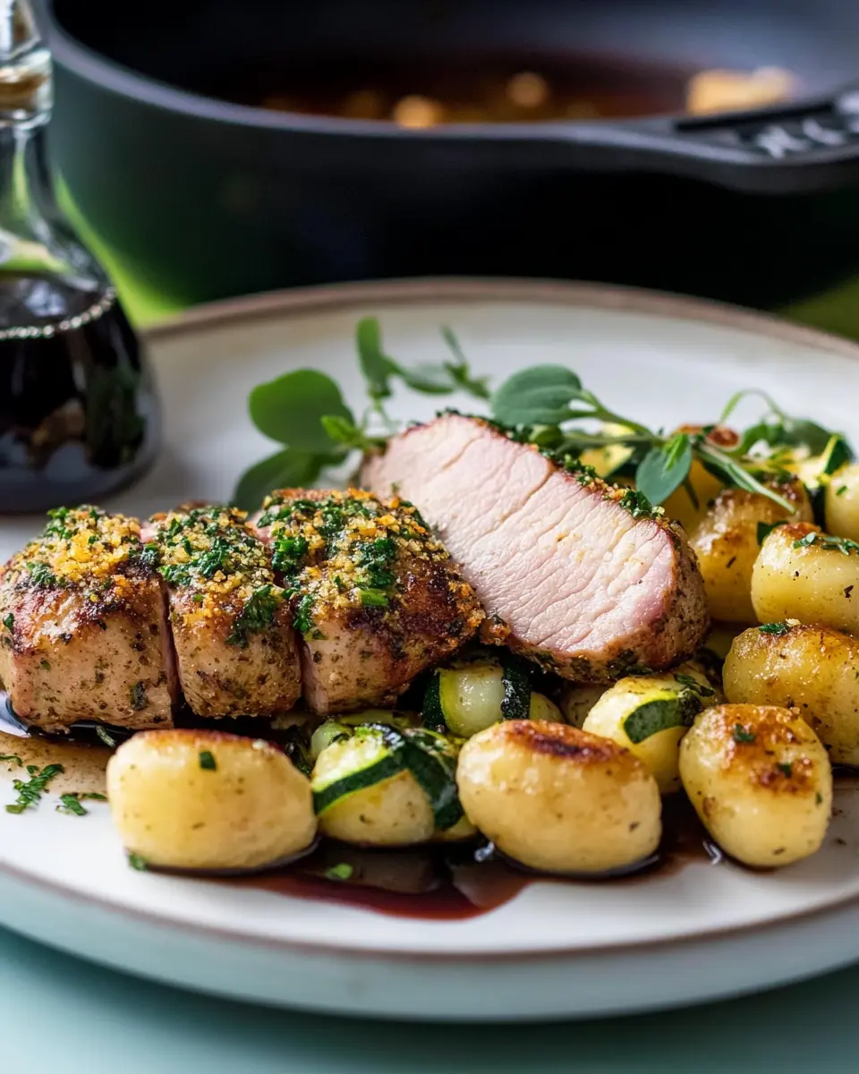 Schweinefilet im Kräutermantel