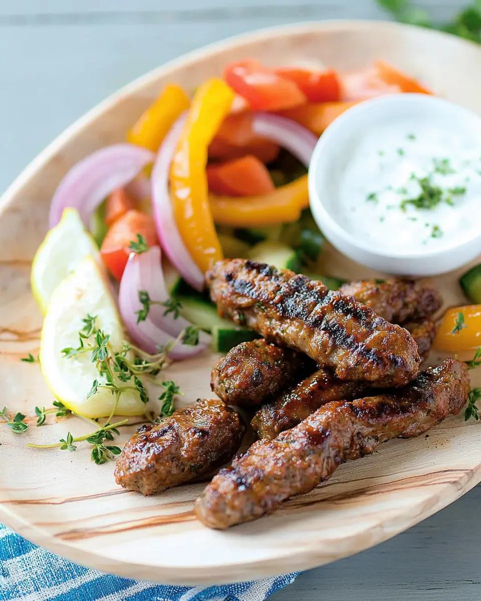 Gegrillte Cevapcici: Juicy Skewers That Steal the Show