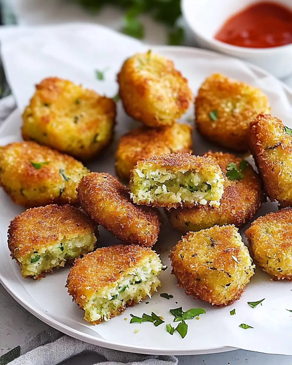 Zucchini-Kroketten aus dem Ofen: Irresistibly Crispy Treats