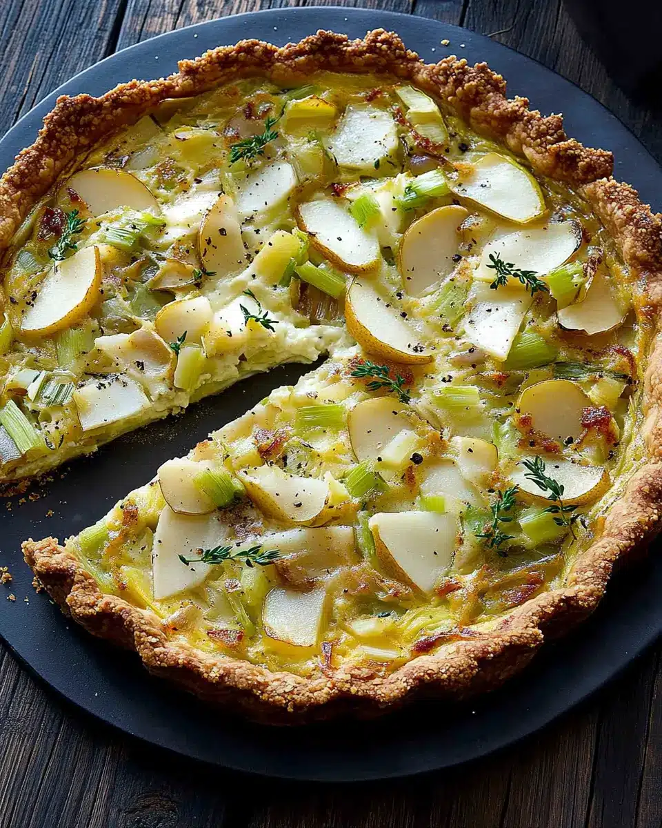 Birnen Lauch Quiche: The Best Cozy Comfort Food Delight