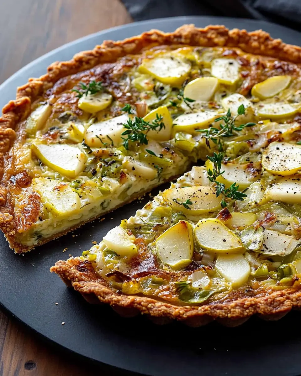 Birnen Lauch Quiche: The Best Cozy Comfort Food Delight