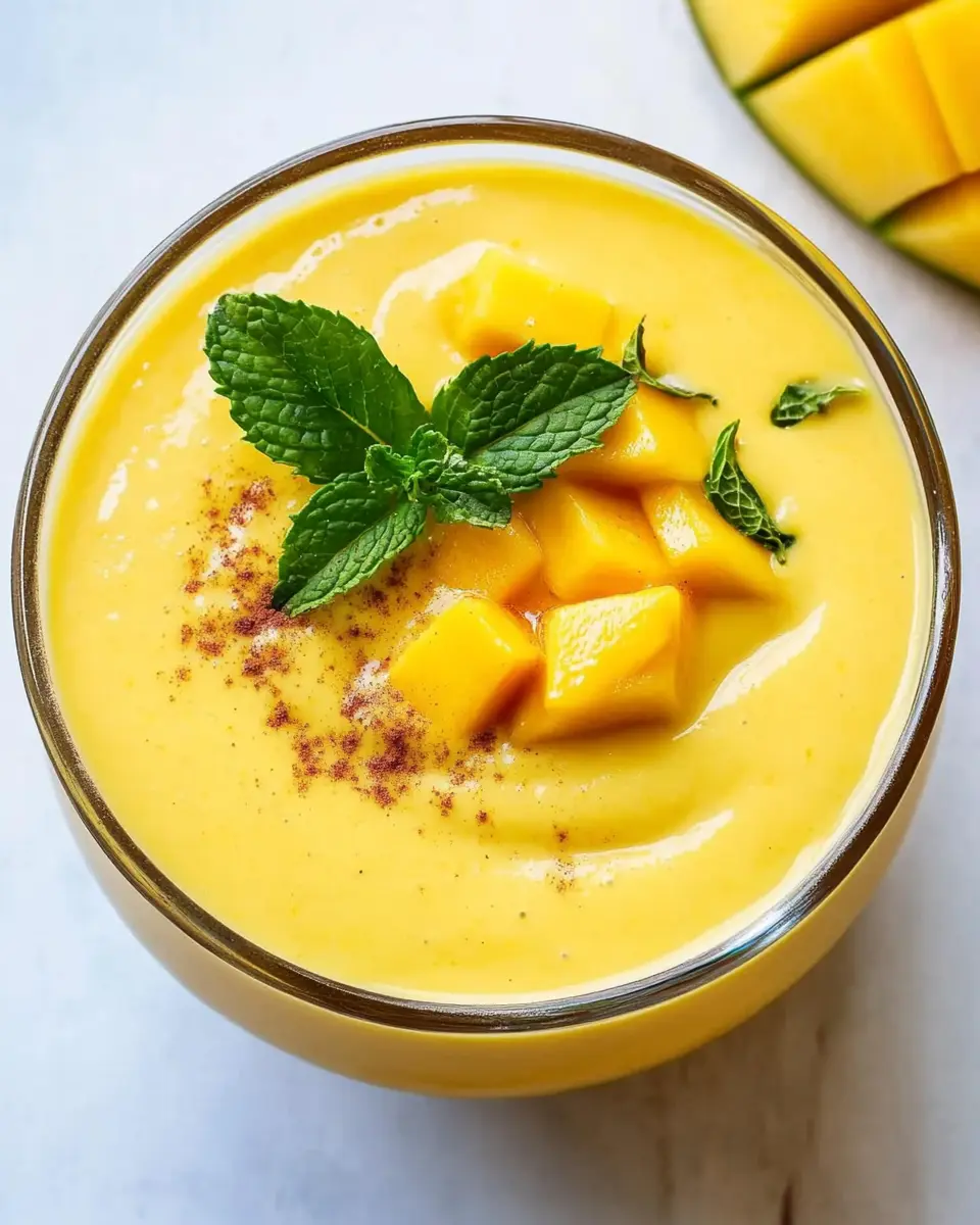 Original indischer Mango-Lassi: The Creamiest Refreshment Ever