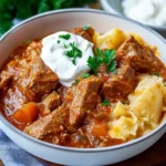 Szegediner Gulasch nach allerbestem Rezept First Image First Image