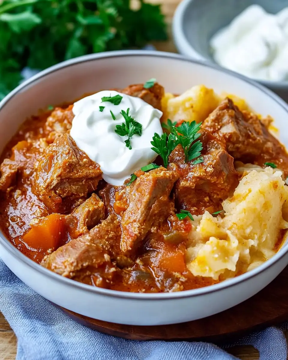 Szegediner Gulasch nach allerbestem Rezept First Image First Image