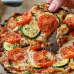 Low Carb Zucchini Pizza First Image First Image