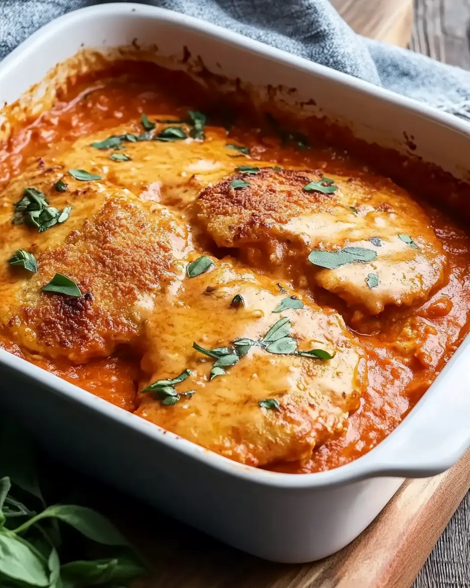 Schnitzel-Auflauf in Tomatenrahm: Irresistibly Creamy Delight