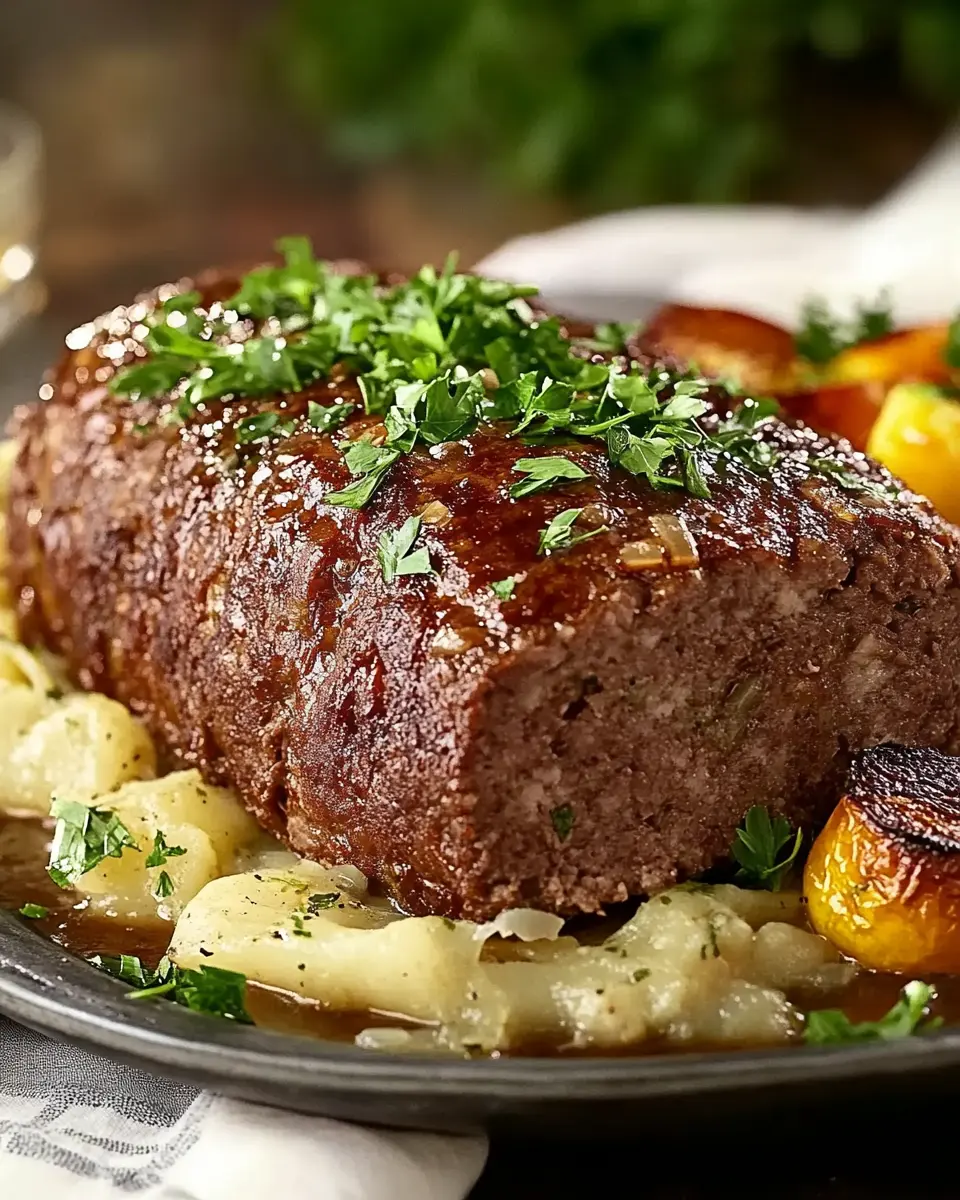 Klassischer Hackbraten aus dem Ofen: Juicy Comfort Food Bliss