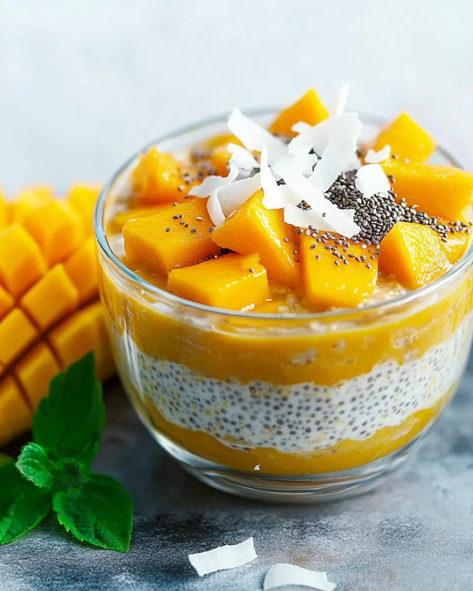 Overnight Oats mit Mango First Image First Image