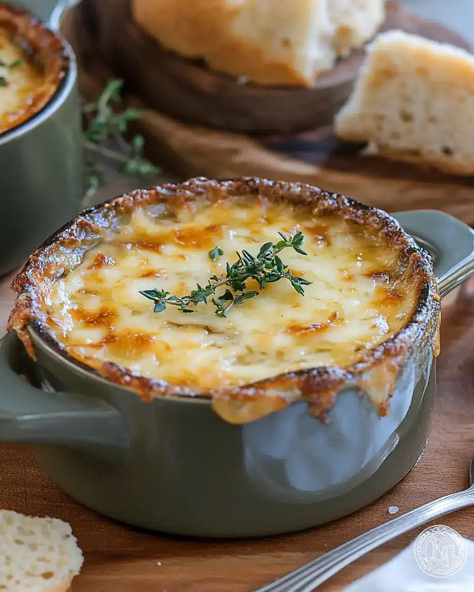 Französische Zwiebelsuppe mit Käse und Hackfleisch: Best Ever Comfort Dish