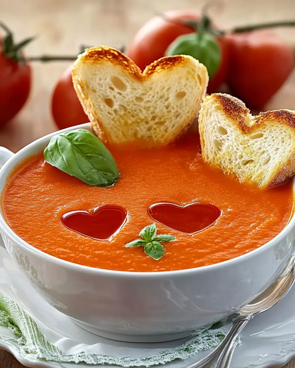 Tomatensuppe mit Käsetoast-Herzen: The Best Cozy Comfort Food