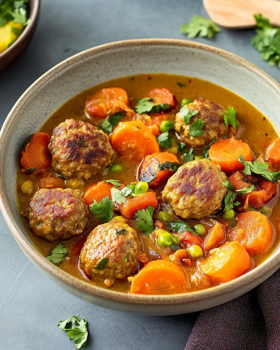 Hackbällchen-Möhren-Curry: Irresistibly Cozy Comfort Food