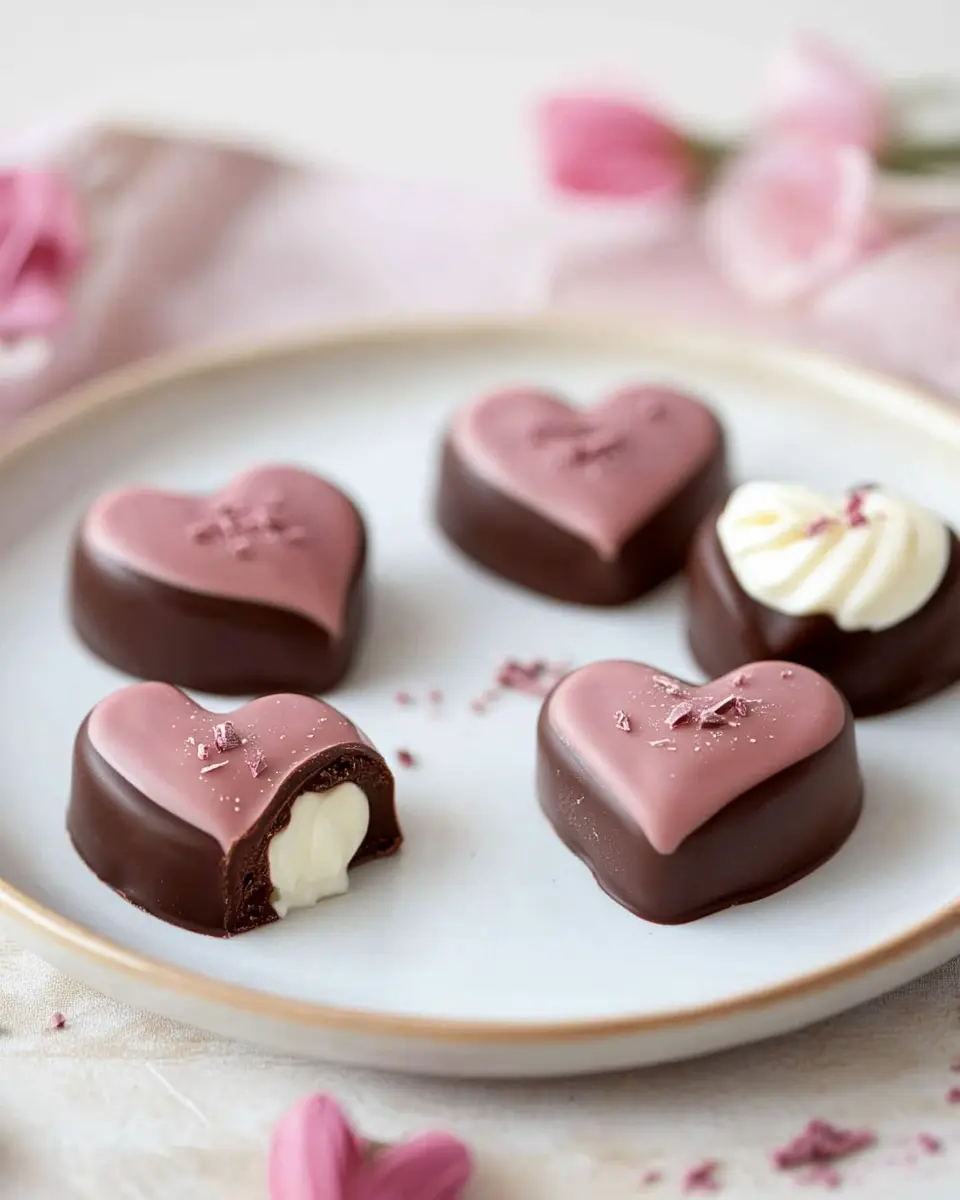 Gefüllte Schoko Herzen zum Muttertag oder Valentinstag: Best Ever!