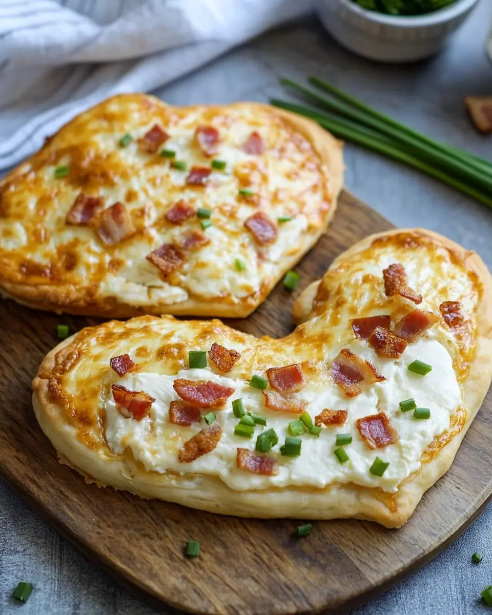 Flammkuchen-Herzen aus der Heißluftfritteuse: Irresistibly Crisp!