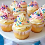 Einfache Mini Funfetti Cupcakes First Image First Image