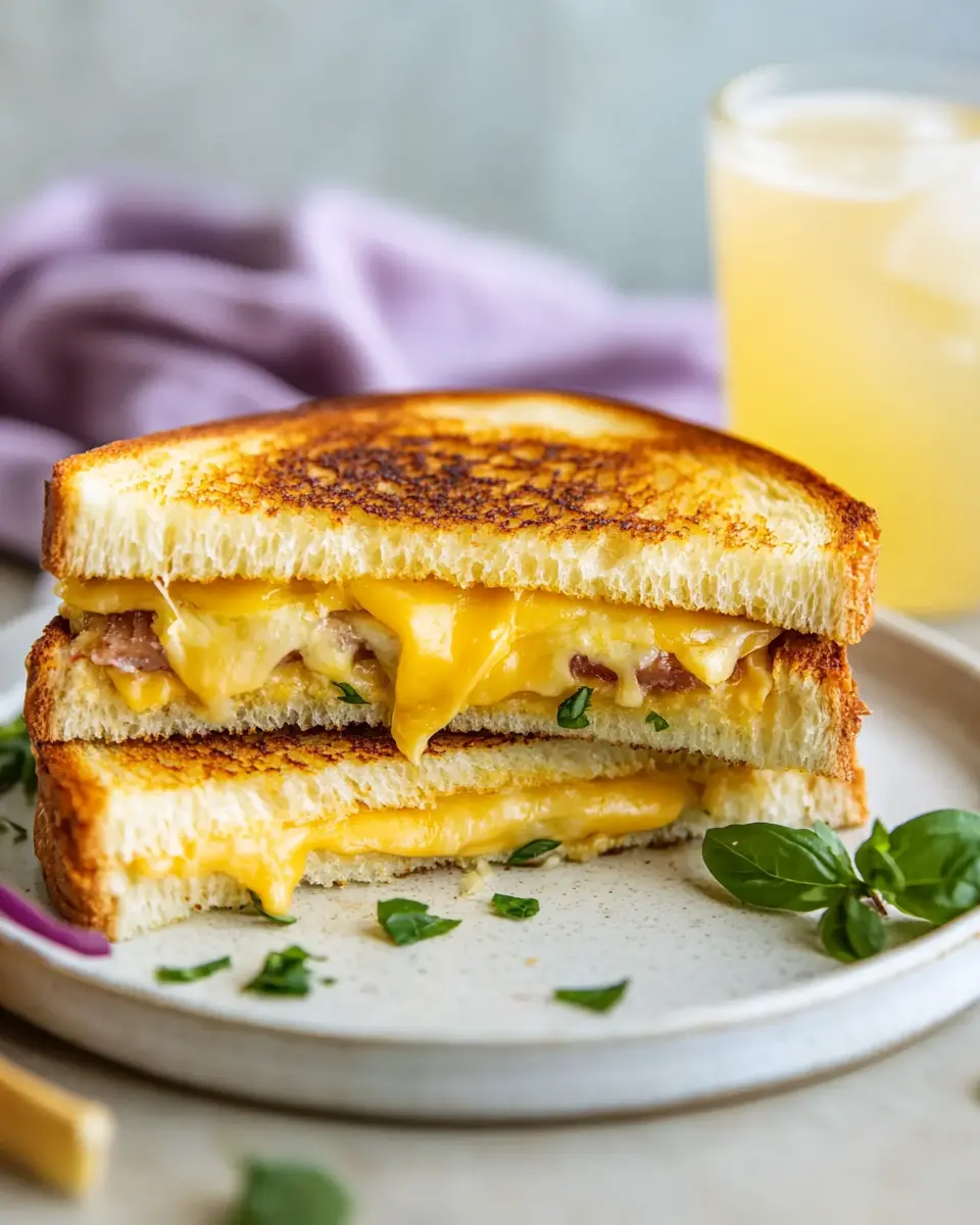 Grilled Cheese Sandwich vom Kontaktgrill First Image First Image