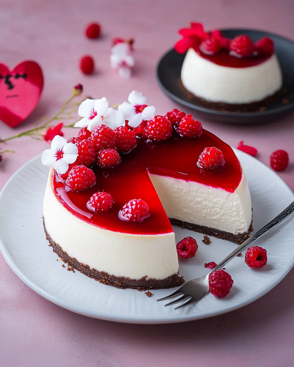 Valentinstag-Käsekuchen First Image First Image