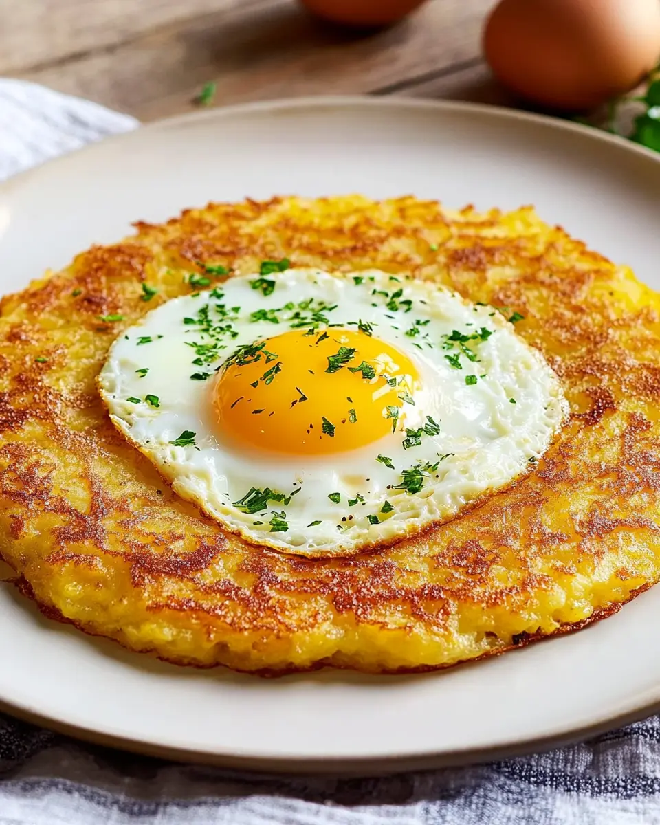 Riesen-Rösti mit versenkten Eiern: Irresistibly Comforting Delight