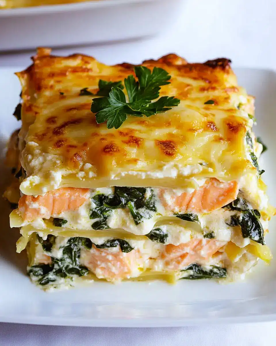 Lachs-Spinat-Lasagne First Image First Image
