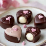 Gefüllte Schoko Herzen zum Muttertag oder Valentinstag First Image First Image