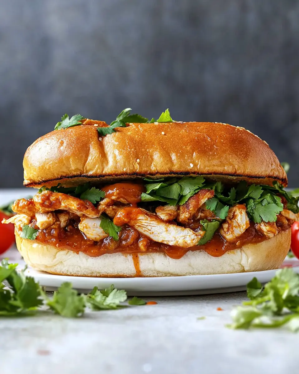 Poulet Chili Sandwich: Irresistibly Zesty and Juicy Delight