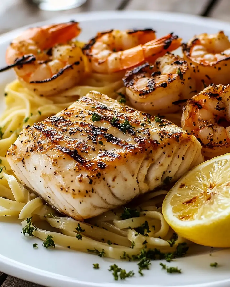 Gegrillter Schwertfisch mit Scampispießen: The Best Summer Feast