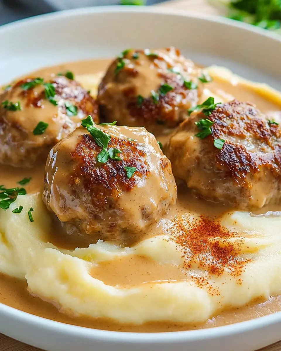Hackbällchen in cremiger Sauce: The Best Cozy Comfort Meal