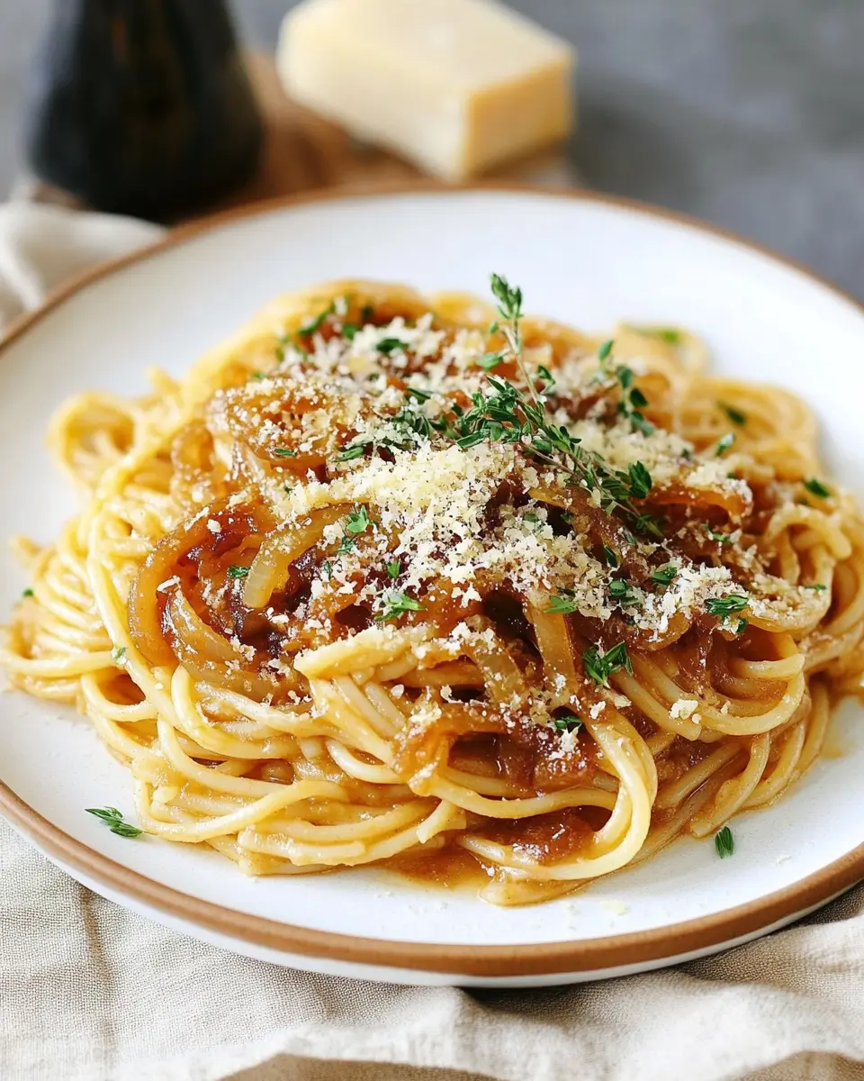 Karamellisierte Zwiebel-Pasta: The Best Comfort Dish Ever
