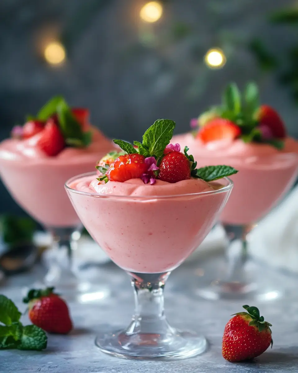 Vegane Erdbeer-Mousse mit Aquafaba: Irresistibly Light Delight