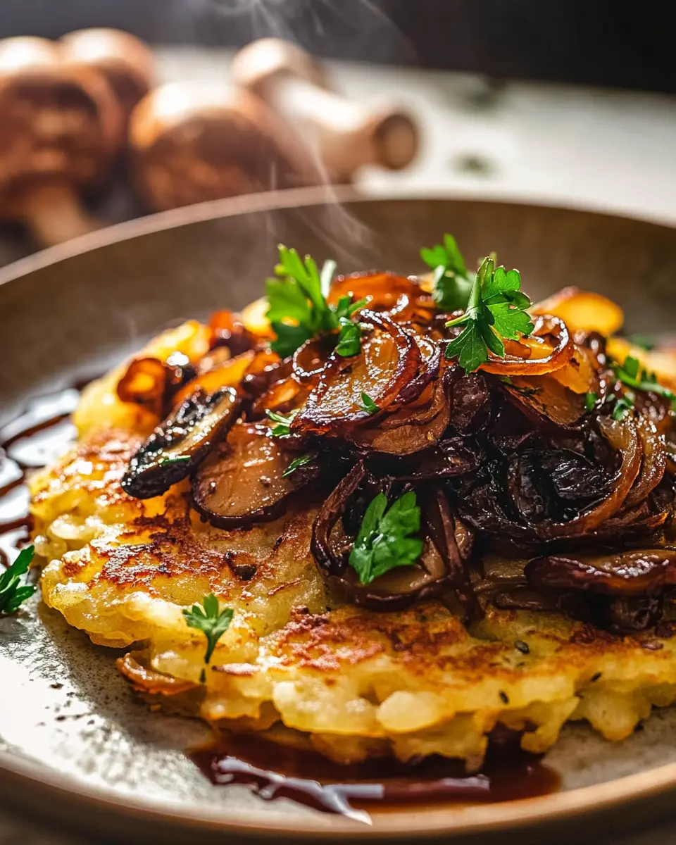 Rösti mit karamellisierten Zwiebeln: Irresistibly Savory Delight!
