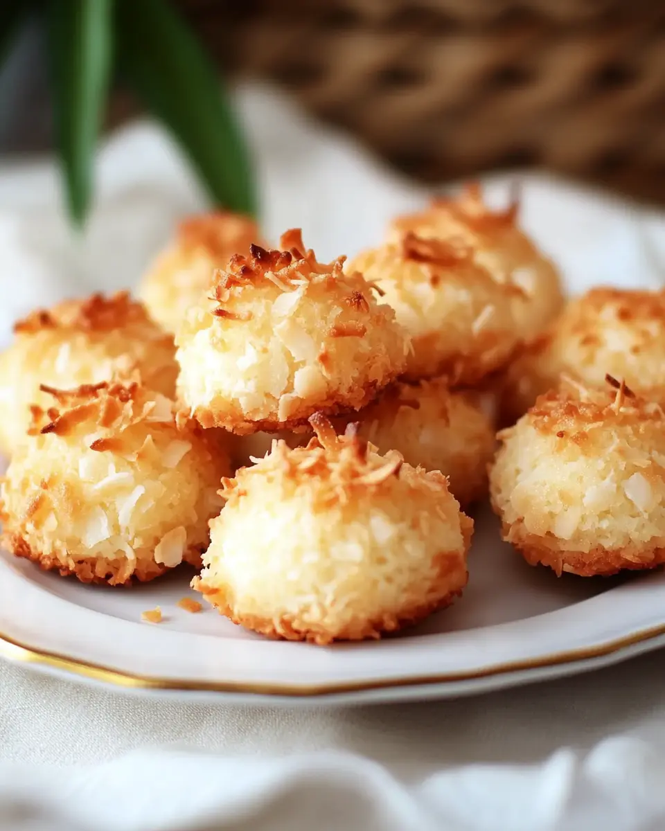Himmlische Kokosmakronen: Irresistibly Chewy Coconut Bliss